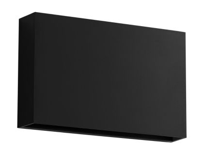 Černé venkovní nástěnné LED světlo Nova Luce Yoko II. 20 cm