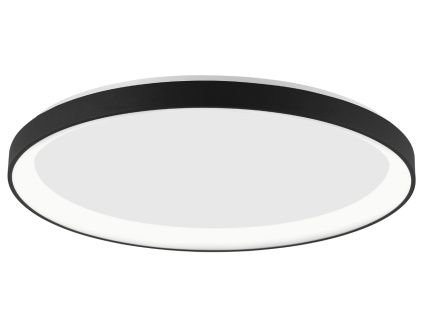 Černé kovové stropní LED světlo Nova Luce Pertino 38 cm