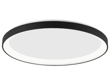 Černé kovové stropní LED světlo Nova Luce Pertino 48 cm