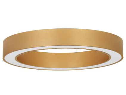Zlaté kovové stropní LED světlo Nova Luce Morbido 60 cm