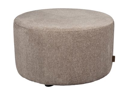 Béžová čalouněná podnožka DUTCHBONE ROCCA 70 cm