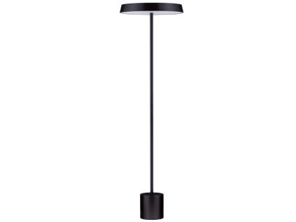 Černá kovová stojací LED lampa Nova Luce Vetro 136 cm
