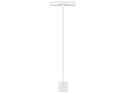 Bílá kovová stojací LED lampa Nova Luce Vetro 136 cm