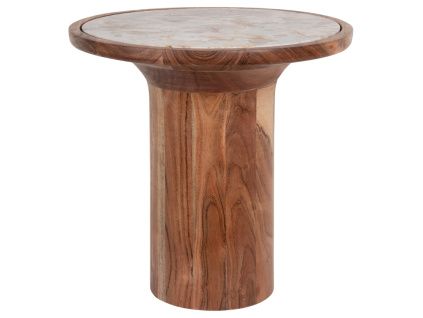 Dřevěný odkládací stolek Tubio 40 cm