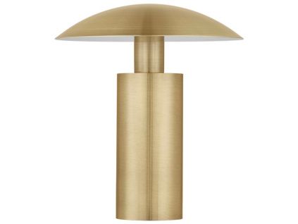 Zlatá kovová stolní LED lampa Nova Luce Karpos
