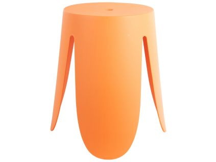Oranžová plastová stolička Ravis 45 cm
