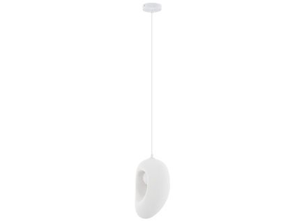 Bílé závěsné světlo Tempus 20 cm