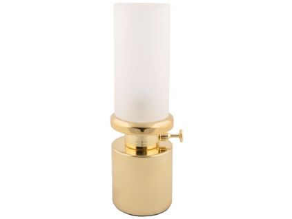 Zlatá kovová nabíjecí stolní LED lampa Campy