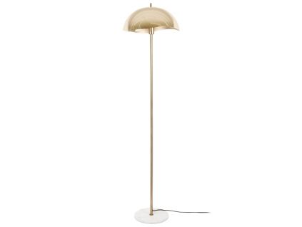 Zlatá kovová stojací lampa Sway 154 cm