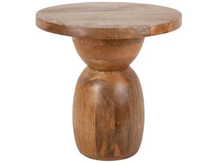 Dřevěný odkládací stolek Daya 38 cm