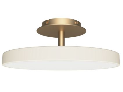 Bílé kovové stropní LED světlo Asteria Up 43 cm