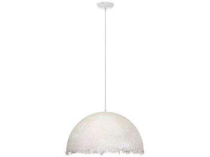 Bílé závěsné světlo Nova Luce Lalu 60 cm
