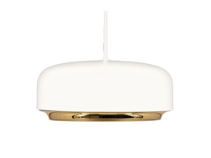 Bílé kovové závěsné LED světlo Hazel 22 cm