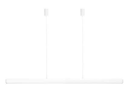Bílo-stříbrné kovové závěsné LED světlo Hazel Branch 150 cm