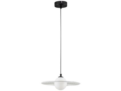 Černobílé závěsné světlo Nova Luce Reflet 30 cm