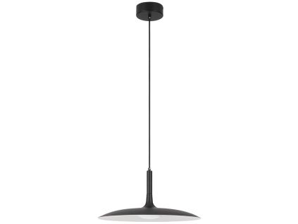 Černé kovové závěsné LED světlo Nova Luce Lisi 45 cm