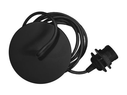 Černý napájecí kabel ke světlům UMAGE Rosette 210 cm