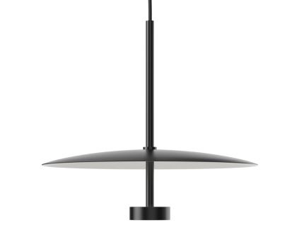 Černé kovové závěsné LED světlo Reflection 40 cm