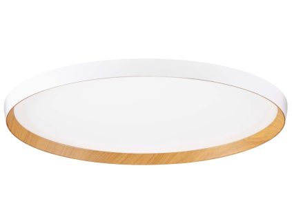 Bílé kovové stropní LED světlo Nova Luce Vomos 60 cm