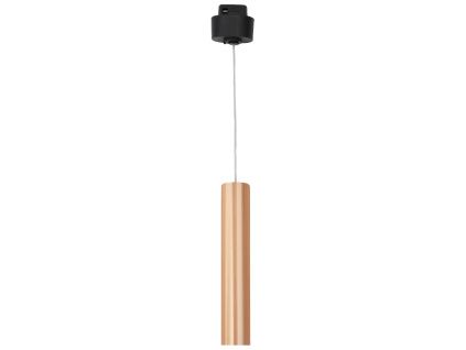 Zlaté kovové LED světlo do magnetické lišty Nova Luce Jazz 3 cm