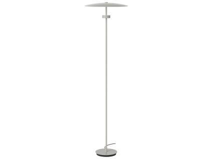 Šedá kovová stojací LED lampa Reflection 140,5 cm