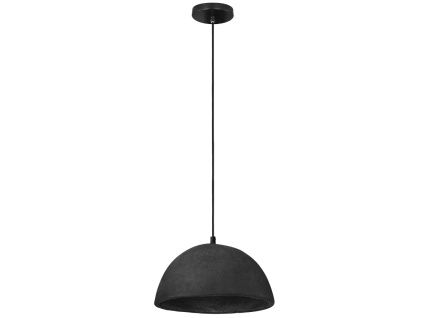 Černé závěsné světlo Nova Luce Talcum 32 cm
