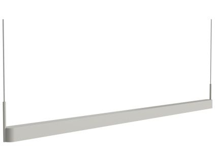 Šedé kovové závěsné LED světlo Scribe 170 cm