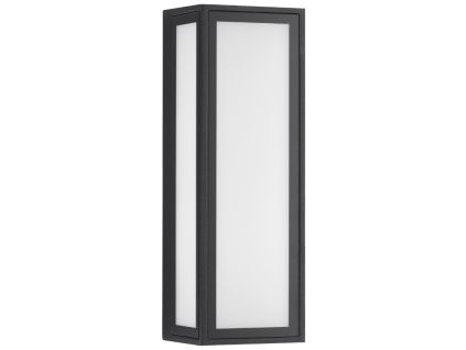 Černé kovové venkovní nástěnné LED světlo Nova Luce Astral 25,8 x 8,6 cm