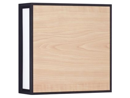 Černé kovové venkovní nástěnné LED světlo Nova Luce Astral II. 22 cm