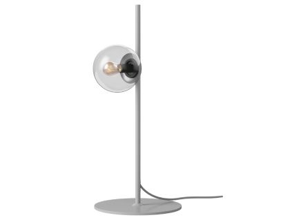 Šedá kovová stolní lampa Orb