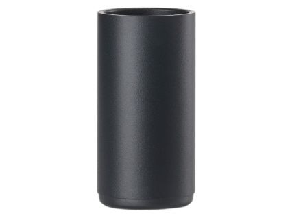 Černý kovový stojan na zubní kartáčky Rim
