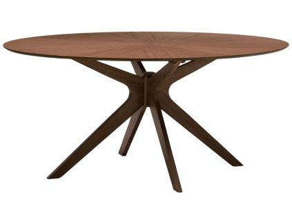 Ořechový jídelní stůl Kave Home Naanim 180 x 110 cm