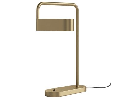 Mosazná kovová stolní lampa Scribe