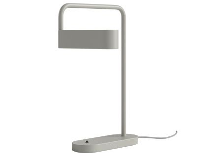 Šedá kovová stolní lampa Scribe