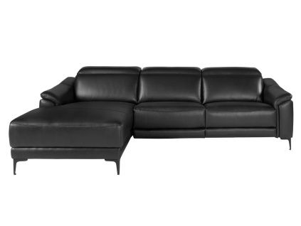 Kožená rohová pohovka No. 6206, 272 cm, levá