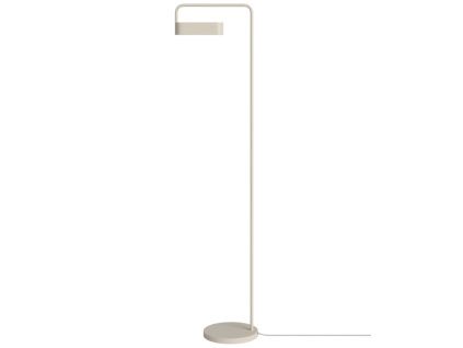 Krémově bílá kovová stojací lampa Scribe 133 cm