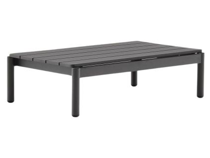 Šedý zahradní konferenční stolek Kave Home Sorells 91 x 57 cm