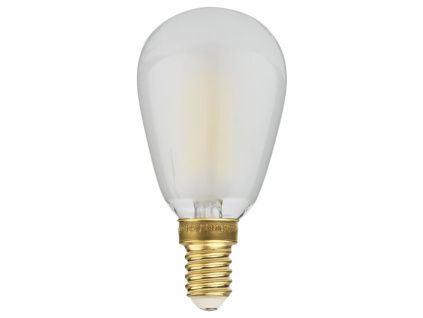 Bílá stmívatelná LED žárovka Teardrop E14 2W