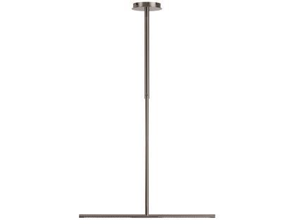 Stříbrné kovové závěsné LED světlo Omni 74 cm