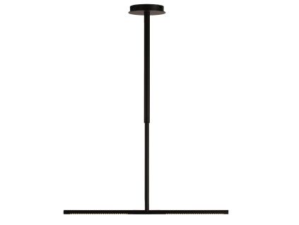 Černé kovové závěsné LED světlo Omni 74 cm