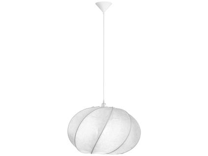 Bílé závěsné světlo Nova Luce Bora 55 cm