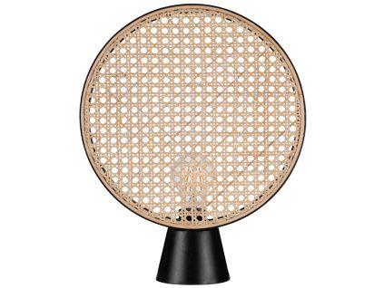 Ratanová stolní lampa Nova Luce Tierra 30 cm