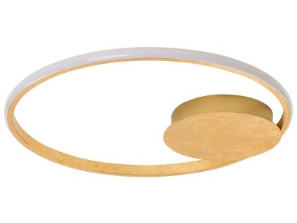 Zlaté kovové stropní LED světlo Nova Luce Fuline 50 cm