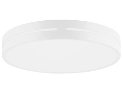 Bílé kovové stropní LED světlo Nova Luce Wheel 45 cm
