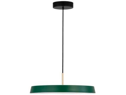 Zelené kovové závěsné LED světlo Nova Luce Vetro 50 cm