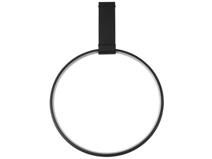 Černé kovové stropní LED světlo Nova Luce Garve 40 cm