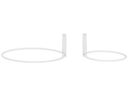Bílé kovové stropní LED světlo Nova Luce Garve 100 cm