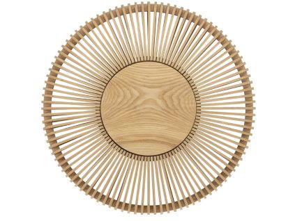 Dubové nástěnné světlo Clava Up 49 cm