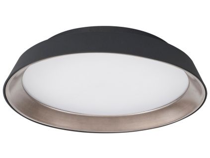 Černé kovové stropní LED světlo Nova Luce Vela 45 cm