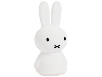Bílá plastová dětská LED lampa Mr. Maria Miffy 22 cm